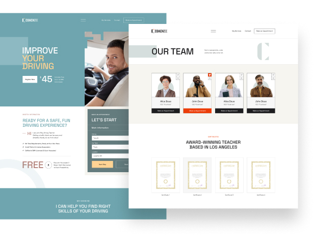 Coachzee - Appointment WordPress Theme - 2