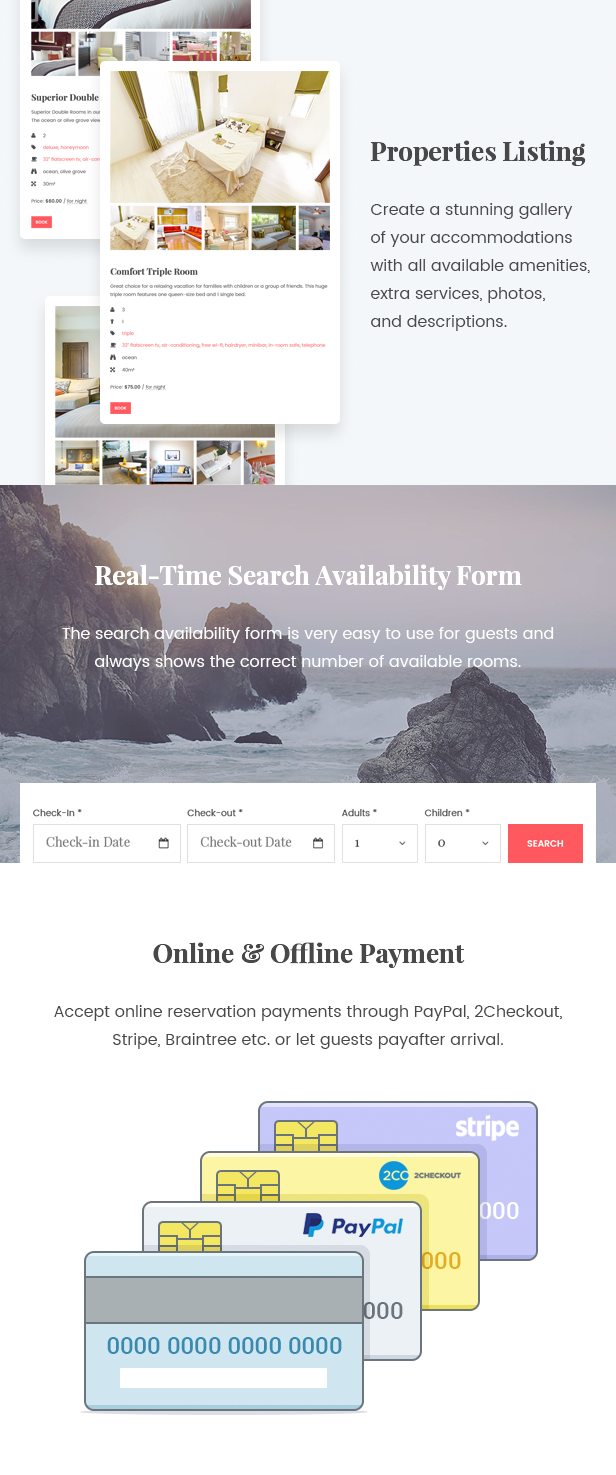 WordPress Hotel Booking Theme - Oceanica - 5