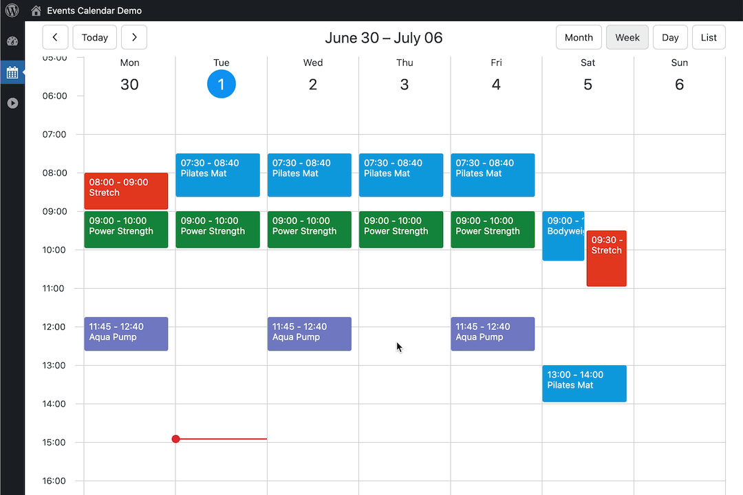 MotoPress Events Calendar Interface Video Overview